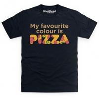 my favourite colour is pizza t shirt