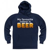 my favourite colour is beer hoodie