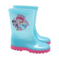 My Little Pony Girls Glitter Character Print Winter Ridged Soles Splash Wellington Boots - Blue