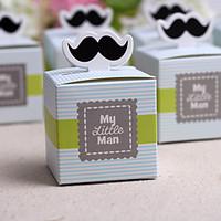 My Little Man Moustache Favor Box(Set of 12)