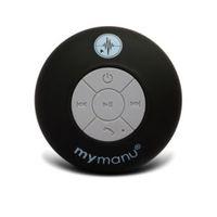 Mymanu Waterproof Bluetooth Shower Speaker Black