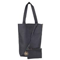 MYOMY-Handbags - My Black Bag Shopper - Black