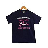 My Personal Trainer Navy T Shirt(Medium/Large)