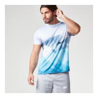 Myprotein Men\'s Geometric Printed Training Shirt, Light Blue, L