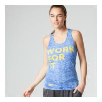 myprotein womens burnout vest blue 14