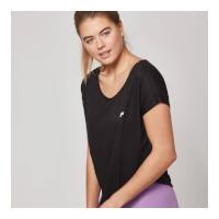 myprotein womens core scoop hem t shirt purple m