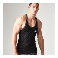 myprotein mens camo tank top black body x large