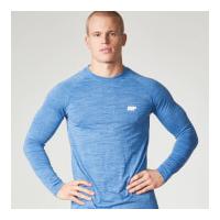 Myprotein Men\'s Performance Long Sleeve Top, Blue Marl, S
