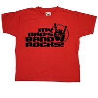 My Dads Band Rocks - Kids T Shirt