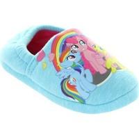 My Little Pony Lilibeth girl\'s light blue slip on carton print slippers new girls\'s Baby Slippers in blue