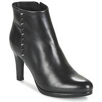 myma pitola womens low ankle boots in black