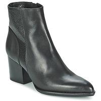 myma domi womens low ankle boots in black