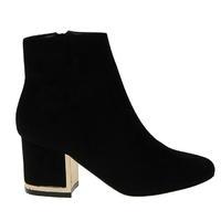 Mystify Gold Trim Block Boots Ladies