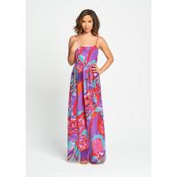 Myleene Klass Printed Shoe String Strap Maxi Dress