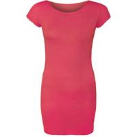 Myrtie Jersey Cap Sleeve Bodycon Mini Dress - Cerise