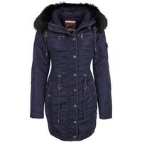 mymo parka 27736569 womens parka in blue