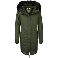 Mymo Parka with detachable fur collar 23934968 women\'s Parka in green