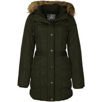 Mymo Parka with detachable fur collar 27836167 women\'s Parka in green