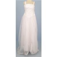 my love size l white full skirt wedding dress