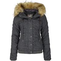 mymo jacket with detachable faux fur collar 28536177 womens jacket in  ...