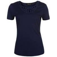 mystify collection crochet trim top ladies