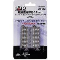 N Kato Unitrack 7078022 Dual track, Straight 62 mm