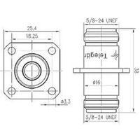 N adapter N socket - N socket Telegärtner J01024A0005 1 pc(s)