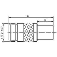 n connector socket straight 50 telegrtner j01021a0146 1 pcs