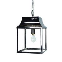 n463b medium nickel strathmore 1 light hanging lantern