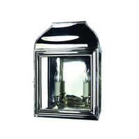 n506a large nickel hemmingway 2 light wall lantern