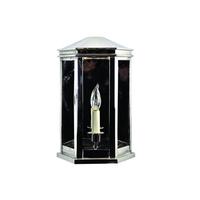 n735 small nickel metropolitan 1 light wall lantern