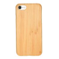 Natural Wood Bamboo Handmade Mobile Phone Case Hard Shell Fashion Wooden Back Cover for iPhone 7 Non Slip Slim Light Weight Super Thin