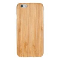 Natural Wood Bamboo Handmade Mobile Phone Case Hard Shell Fashion Wooden Back Cover for iPhone 6/6S Non Slip Slim Light Weight Super Thin