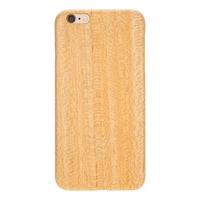 Natural Wood Bamboo Handmade Mobile Phone Case Hard Shell Fashion Wooden Back Cover for iPhone 6/6S Plus Non Slip Slim Light Weight Super Thin