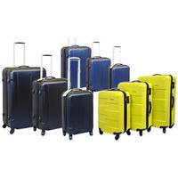 Navy 4 Wheel Suitcase