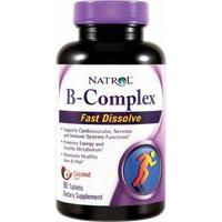 Natrol B-Complex Fast Dissolve 90 Tablets Coconut