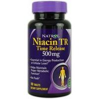 Natrol Niacin TR 500 Mg/100 Tablets