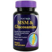 natrol msm glucosamine 90 tablets