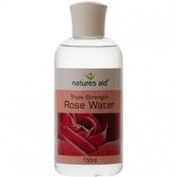 natures aid rosewater triple 150ml