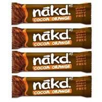 Nakd Gluten Free Bars 18 X 35g Cocoa Orange