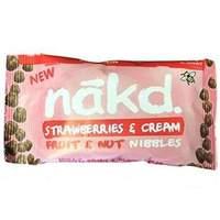 Nakd Nibbles 18x40g Strawberries & Cream