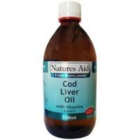 natures aid cod liver oil liquid 500ml