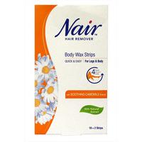 nair hair remover body wax strips 102 strips