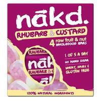 nakd rhubarb custard 4x35g 4x35g