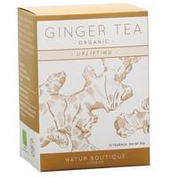 natur boutique organic ginger tea 20 sachet