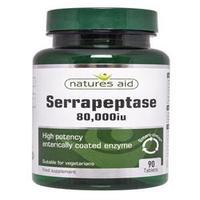 Natures Aid Serrapeptase 80, 000iu 90 tablet
