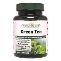 natures aid green tea 10 000mg 60 tablet