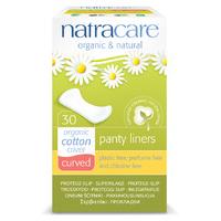 Natracare Organic Cotton Curved Panty Liners - 30