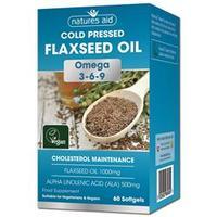 Natures Aid Flaxseed Oil 1000mg 60softgels