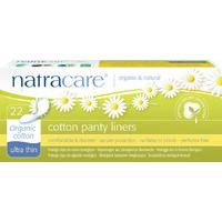 natracare organic cotton panty liners ultra thin 22